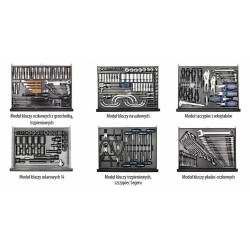 Szafka narzędziowa wózek do ciężarówek 291 el boxo