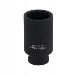 Impact socket long 1/2'' 12kt. 35mm for hub