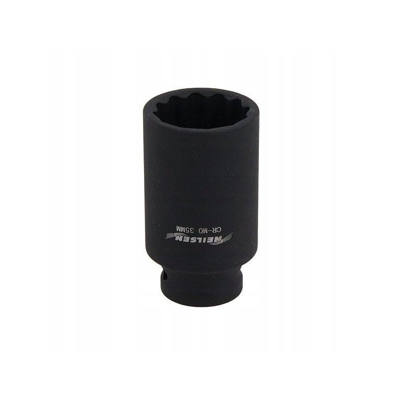 Nasadka udarowa długa 1 2 12kt. 35mm do piasty