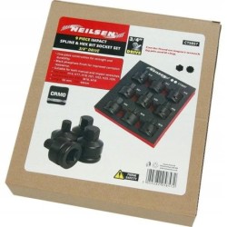 Zestaw kluczy imbus 3/4 h14-h24 spline xzn m16-m18