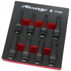 Klucze hex imbus długie udarowe h6-h19 neilsen