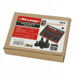 Klucze torx t10-t50 udarowe krótkie 1/4 3/8'