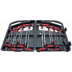 Klucze imbus 2-10 mm i torx t10-t50, 16 szt.