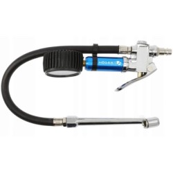 Pistolet do pompowania kół z manometrem 12 bar