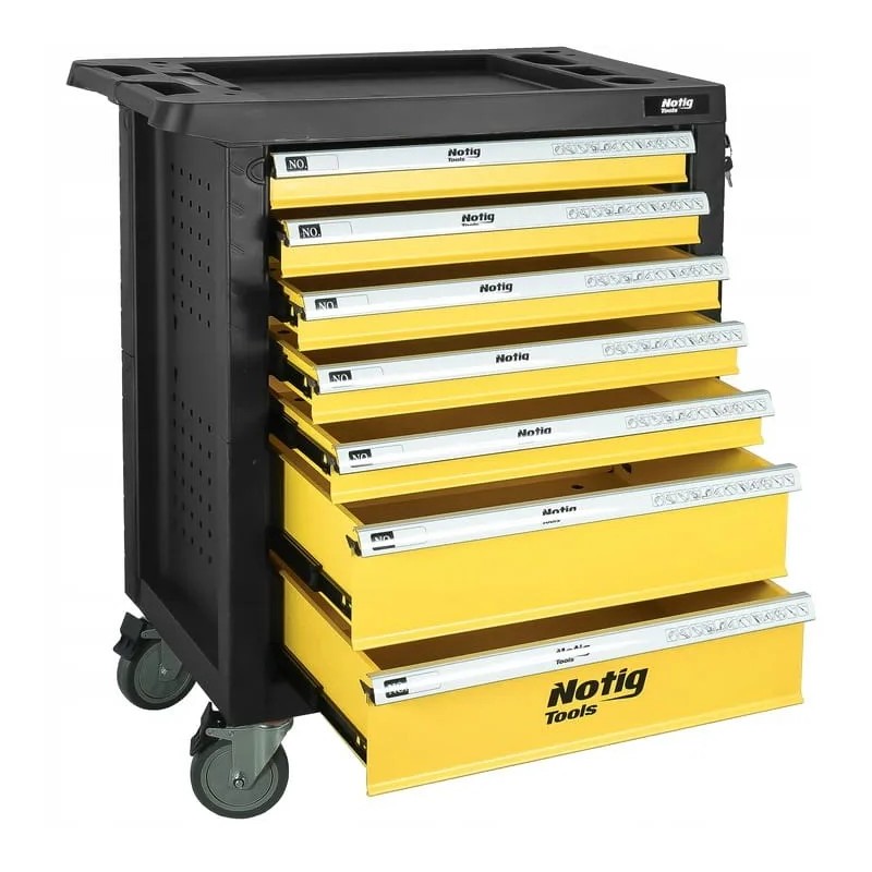 Szafka warsztatowa serwisowa wózek narzędziowy 156 el notig