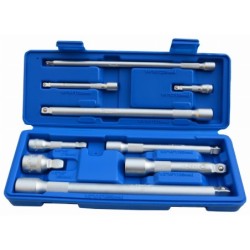 Zestaw przedłużek 1/4" 3/8" 1/2" przedłużki wachliwe