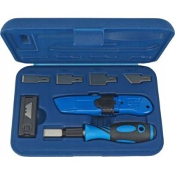 Skrobak do uszczelek nóż klingi duży zestaw kaseta