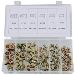 Nitonakrętki stalowe m3 m4 m5 m6 m8 m10 150 szt