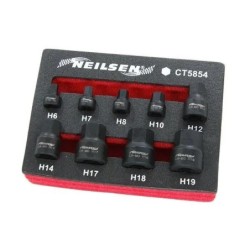 Klucze hex imbus h6-h19 udarowe