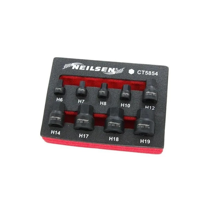 Klucze hex imbus h6-h19 udarowe