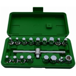 Nasadki do korków oleju, 17 szt.