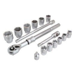 Zestaw kluczy nasadowych w walizce 16 el. 3/4 tir