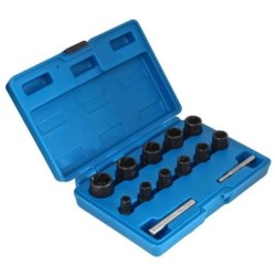 Nasadki do obrobionych uszkodzonych śrub - 13 elem