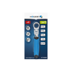 Grzechotka 1/4 3/8 1/2 z przegubem hogert