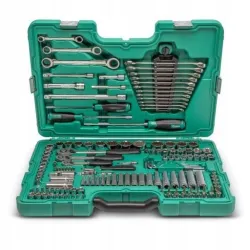 Set of socket spanners 150 el 1/4' 3/8' 1/2' sata in case