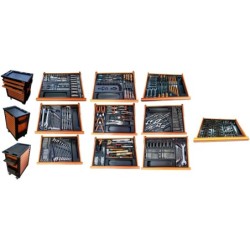 Wózek warsztatowy 570 el 10 szuflad corona