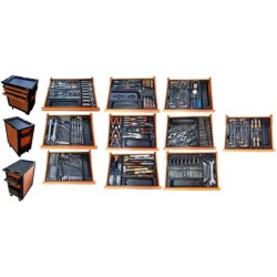 Wózek warsztatowy 535 el 10 szuflad corona