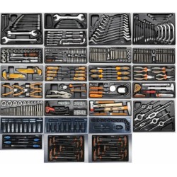 Zestaw wkładek wyposażenie wózek narzędziowy 573 EL 27 wkładek Corona Richmann