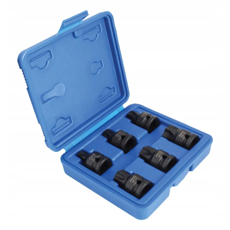 Nasadki udarowe torx t55-t100 zestaw nasadek
