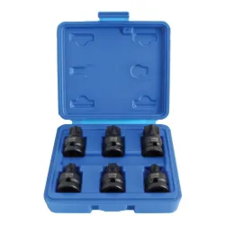 Nasadki udarowe torx t55-t100 zestaw nasadek