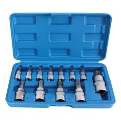 Торцеві ключі Torx t8-t70 з набором отворів