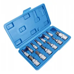 Klucze nasadowe nasadki torx t8-t70 1/4 3/8 1/2 zestaw