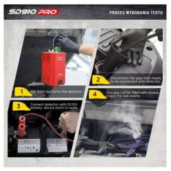 Generator dymu tester szczelności silnika rur węży