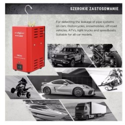 Generator dymu tester szczelności silnika rur węży