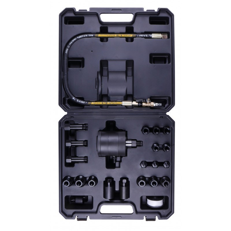 Ściągacz wtryskiwaczy pneumatyczny z końcówkami