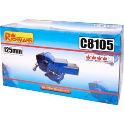 Imadło ślusarskie stołowe obrotowe 125mm richmann