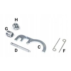 Blokada rozrządu bmw 2.0d n47 n47s n57 1.6 2.0 3.0 bez napinacza