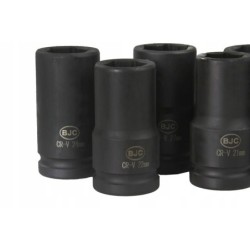Nasadki udarowe długie 17-32 3/4 zestaw bjc