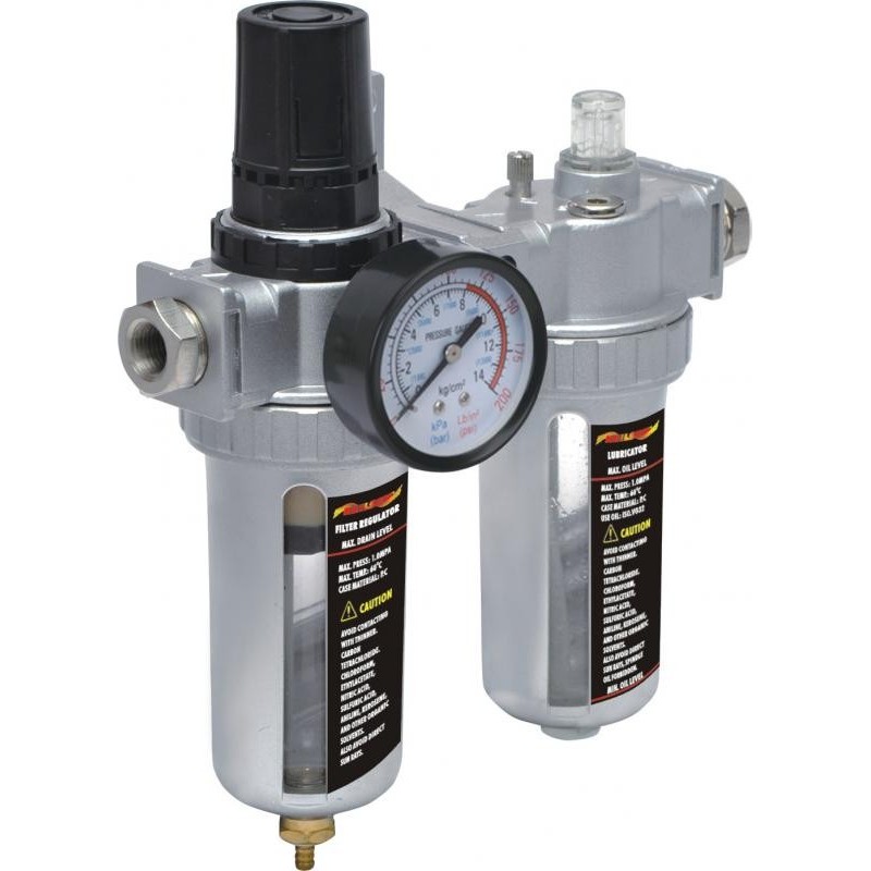 Odwadniacz filtr naolejacz regulator manometr 1 2