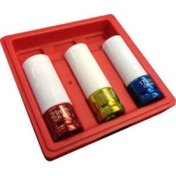 Zestaw nasadki udarowe alufelg alu felg 17 19 21mm