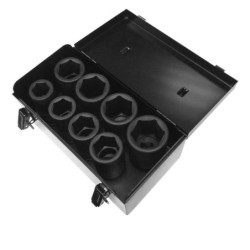 Impact socket set 3/4 24-41mm long corona
