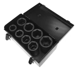 Impact socket set 3/4 24-41mm long corona