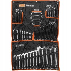 Zestaw klucze płasko oczkowe 47el corona