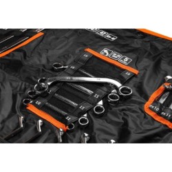 Zestaw klucze płasko oczkowe 47el corona