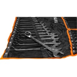 Zestaw klucze płasko oczkowe 47el corona