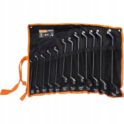 Zestaw kluczy klucze oczkowe gięte płachta 6-32mm c6833