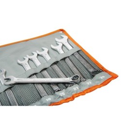 Klucze płasko oczkowe 6-24 satynowane richmann