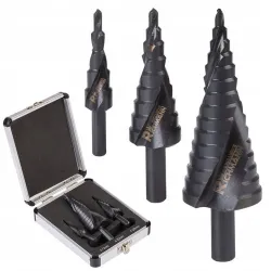 Metal reamer step drill 4-32mm 3pcs