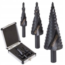 Rozwiertak do metalu wiertło stopniowe 4-32mm 3szt