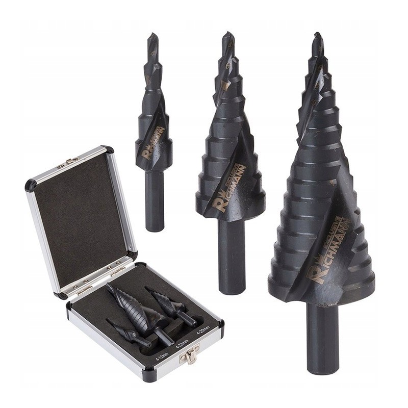 Rozwiertak do metalu wiertło stopniowe 4-32mm 3szt
