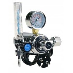 Reduktor co2/ar z rotametrem i podgrzewaczem