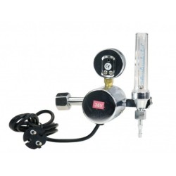 Reduktor co2/ar z rotametrem i podgrzewaczem