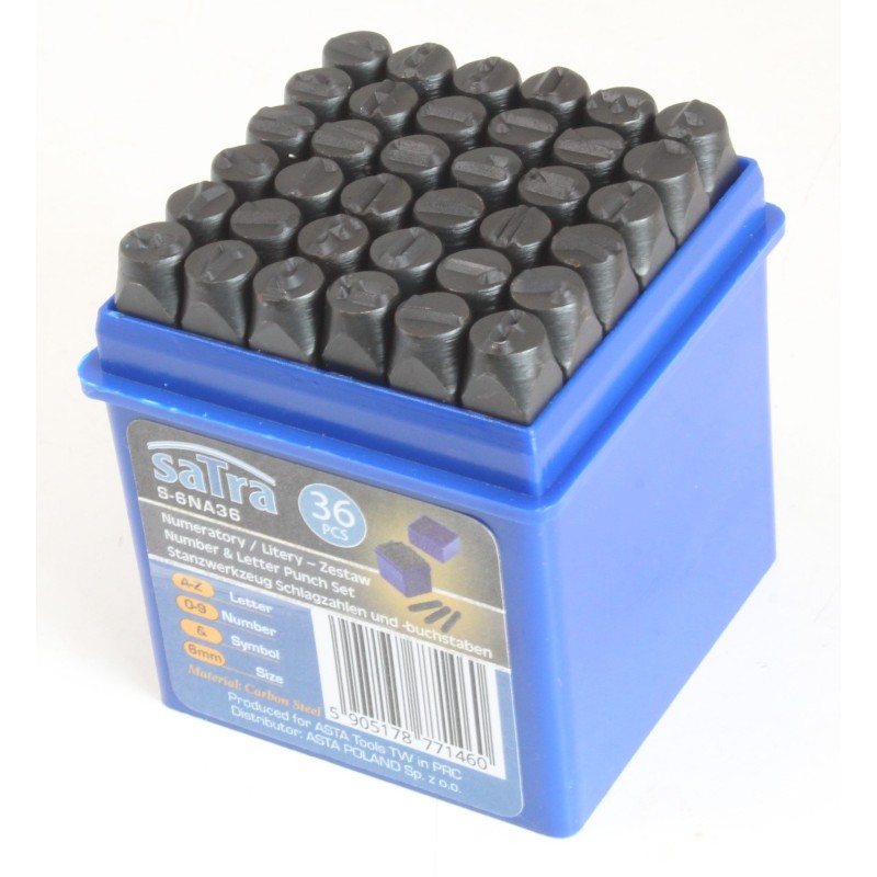 Numeratory znaczniki litery cyfry stemple 6mm