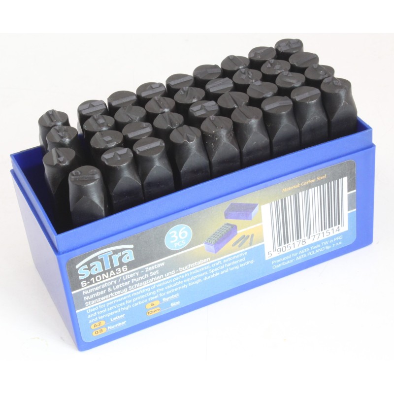 Numeratory znaczniki litery cyfry stemple 10mm