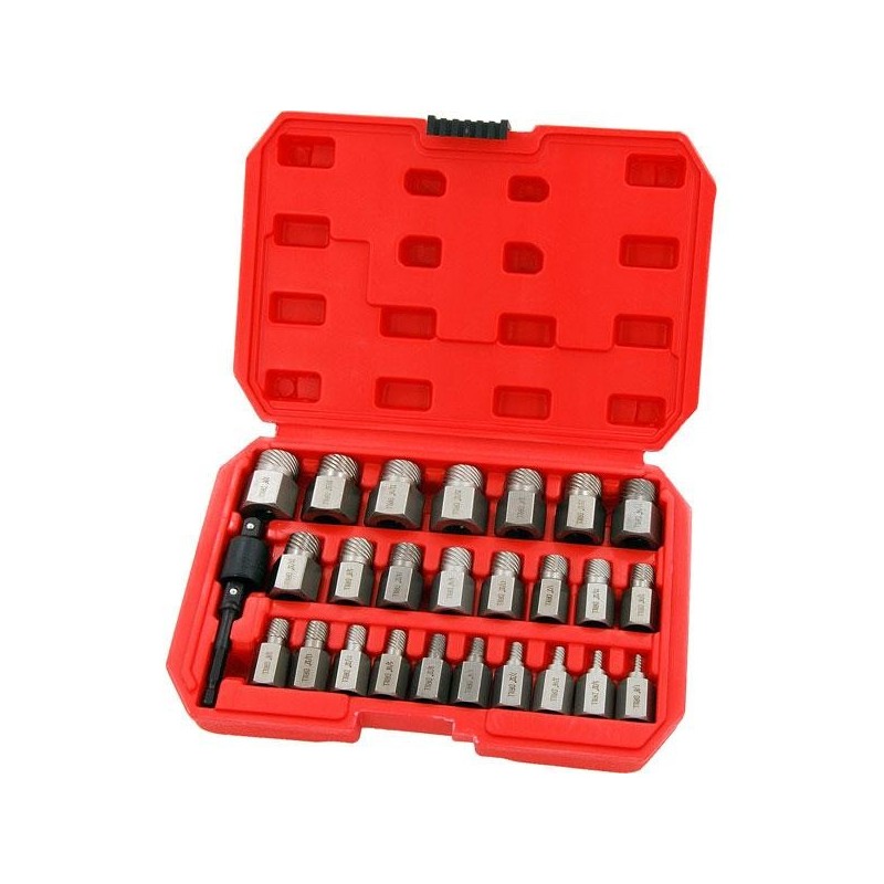 Wykrętaki do zerwanych urwanych śrub zestaw