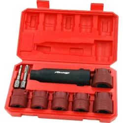 Screwdriver pin cleaning brush set